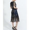thumbnail image 3 of Fringe Sequin Art Deco Beaded 1920'S Flapper Style Wedding Guest Dresses, 3 of 3