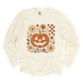 thumbnail image 4 of Pumpkin Floral Grunge - Garment Dyed Long Sleeve, 4 of 7