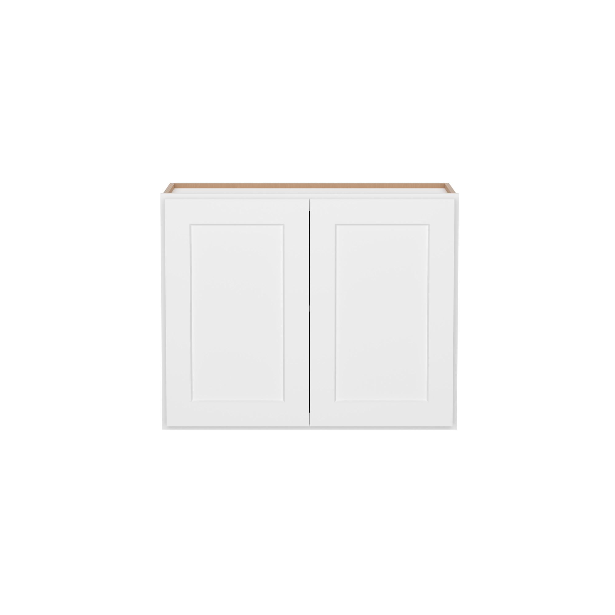 Furinno Shaker Wall Kitchen Cabinet 2-Doors, Ready to Assemble, 12 D x 30 W x 24 H, White