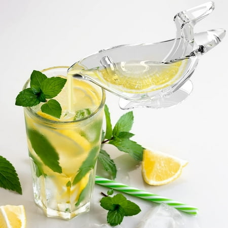 

NACAMS2 Pcs Lemon Juicer Bird Lemon Squeezer Acrylic Portable Citrus Juicer Manual Lime Squeezer Hand Citrus Squeezer For Orange Lemon Lime Pomegranate Citrus