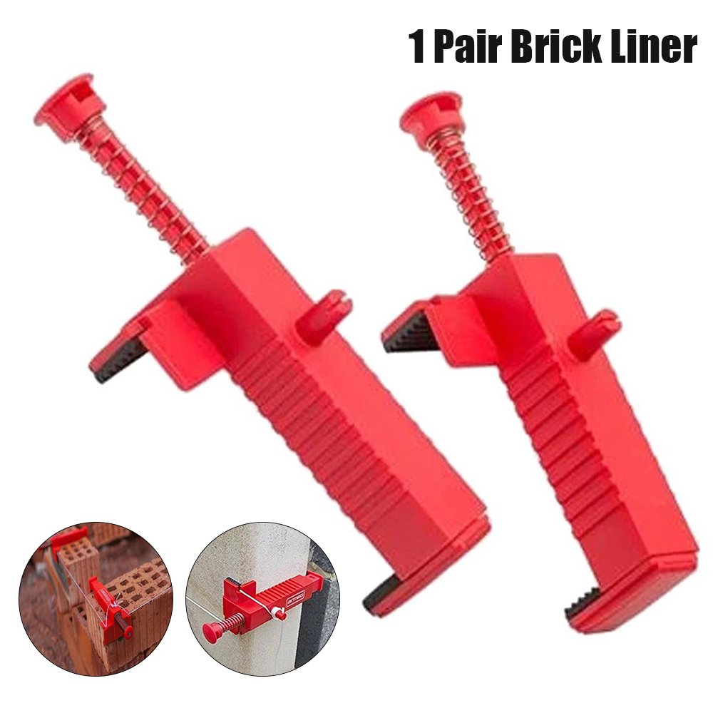NKTIER 2 Pcs Bricklaying Tool Leveling Measuring Tool Brick Line Flow