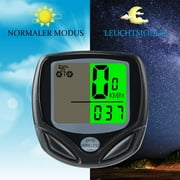 Bicycle Speedometer and Odometer Wireless Waterproof Cycle Bike Computer with LCD Display & Multi-Functions