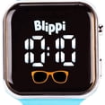 thumbnail image 2 of Reloj LED Blippi para niños: herramienta de enseñanza interactiva con divertidas luces LED, correa azul duradera, tiempo de pantalla educativo, 2 of 5