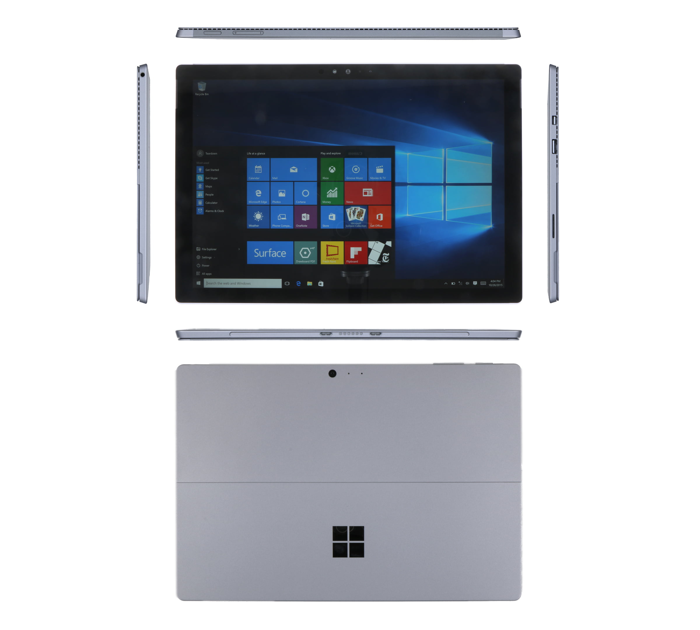 Restored Microsoft Surface Pro 4 256 GB, 8 GB RAM, Intel Core i5  (Refurbished)