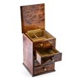 thumbnail image 2 of Gorgeous 30 Note Bijoux Armoire with Roses Inlay Musical Jewelry Box - March of the Wooden Soldiers, 2 of 2