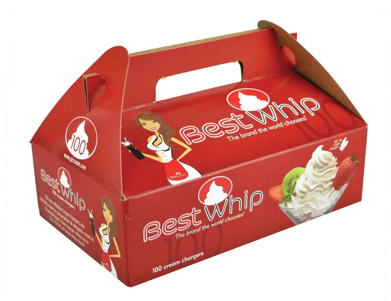 Best Whip N20 Whipped Cream Chargers 100pc box (2 Pack)