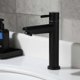 thumbnail image 2 of Bathroom Sink Faucet Cold Water Basin Faucet Matte Black Stainless Steel, 2 of 5