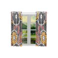 thumbnail image 2 of Mkhert Circular Blackout Window Curtain Kitchen Curtain 26X39 Inch, 2 Panels, 2 of 3