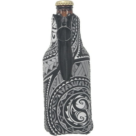 

Gotta Be Hawaiian Neoprene 12oz. Flat Bottle Coolies - Tapa Fish Hooks