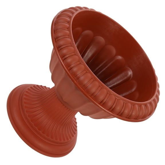 WORGEOUS Plastic Nursery Pots Urn Planters Pedestals Flower Pot Urn Shaped Vase Centerpiece Vase for Wedding Party Indoor Outdoor Front Door Porch