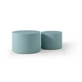 thumbnail image 2 of Tcbosik Set of 2 Modern Nesting Coffee Tables, Stacking Accent Table, Sofa Side Table, End Table for Living Room Bedroom Balcony, Light Blue, 2 of 7