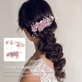thumbnail image 2 of Miangastore 4 Pcs Peigne à Cheveux Fleur, Épingle à Cheveux, Accessoire de Mariage, 2 of 9