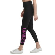 Calvin Klein Performance Logo High-Waist Cropped Leggings Black Size M MSRP $60
