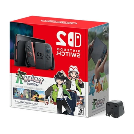 Nintendo Switch™ 2 Pokémon™ Legends: Z-A Edition Bundle with Travel Adapter – International Version