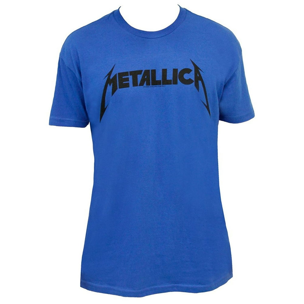 Metallica - metallica logo blue t-shirt - Walmart.com - Walmart.com