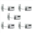 thumbnail image 1 of 5X Cerradura para Refrigerador Cerradura de CombinacióN de 4 DíGitos para Refrigeradores, Congeladores y Gabinetes, InstalacióN Sin Taladros, Segura para NiñOs y Mascotas, 1 of 7