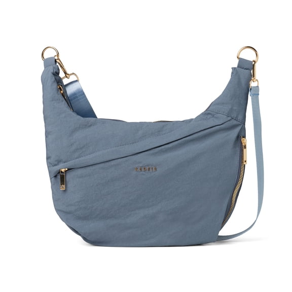 Kedzie Women's Convertible Crossbody Bag with Top Handle and Adjustable Strap, Blue