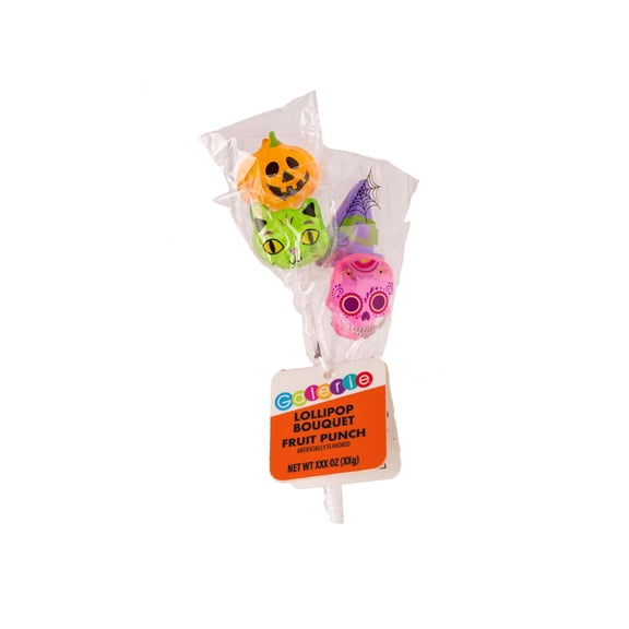 Galerie Halloween Lollipop Bouquet with Assorted Spooky Characters and Allergen-Free Ingredients
