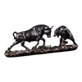 thumbnail image 1 of Estatua de oso y toro Feng Shui, figura de toro, decoración de vaca moderna de fina mano de obra Cobre 40x11x155cm, 1 of 9