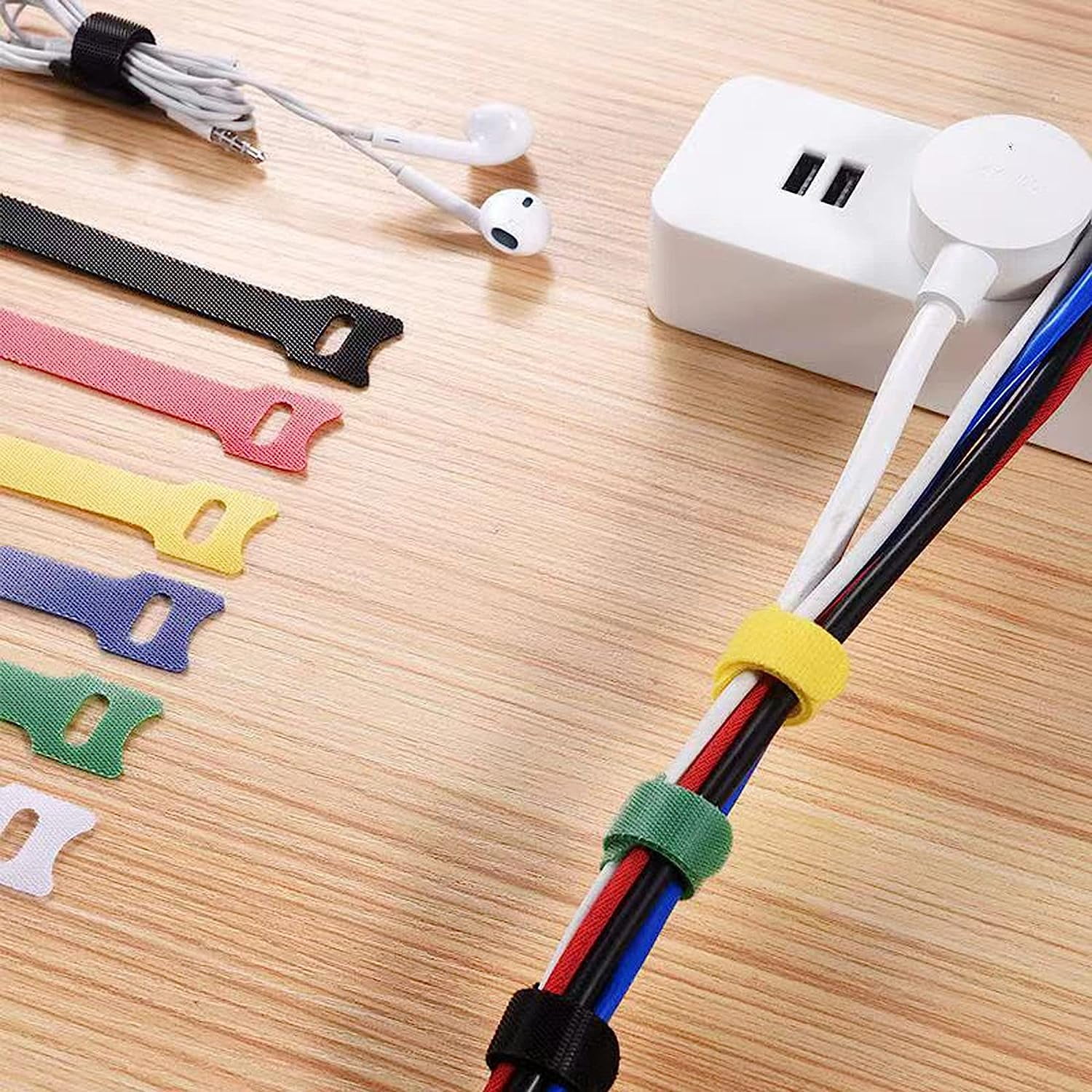 DC VOLTAGE Lot De 100 Attaches De Câble Réutilisables De 3,6