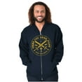 thumbnail image 3 of Keep Faith Christian Bible Scripture Zip Up Hoodie Men's Women's Brisco Brands S, 3 of 6