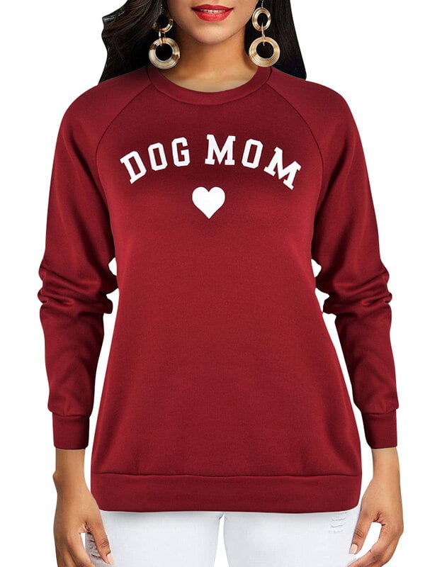 dog mom long sleeve shirt