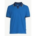 thumbnail image 5 of Free Assembly Men's Pique Polo Shirt with Tipped Collar, 5 of 6