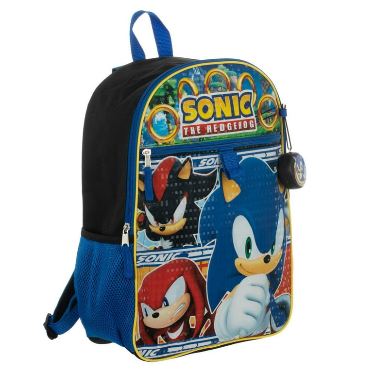 Sonic The Hedgehog 5-piece Backpack & Lunch Bag Set