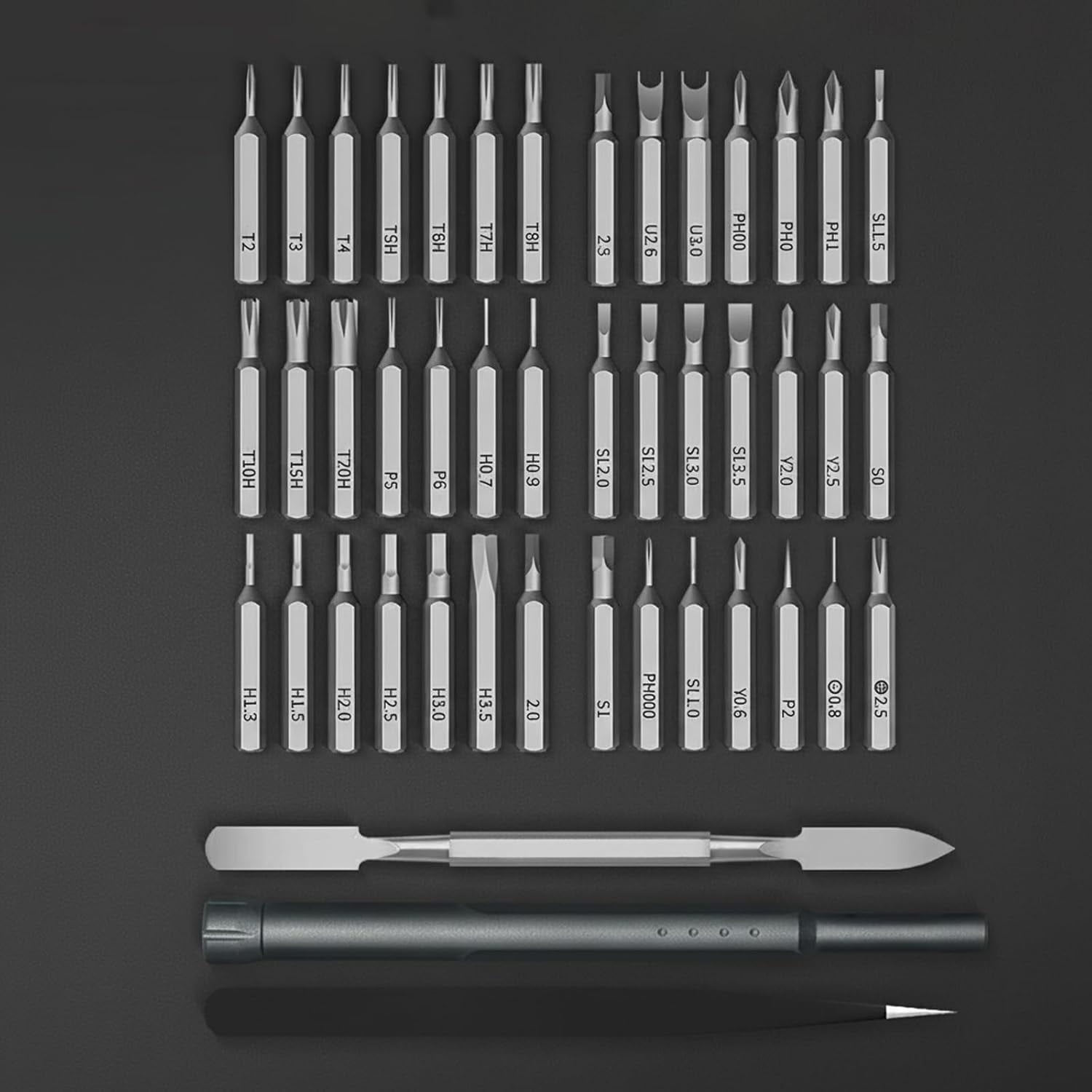 44-in-1 Precision Screwdriver Set - For Effortless, High-Precision Repairs, Mini Electric Screwdriver Cordless, with S2 Steel Bits, USB-C Rechargeable Tool for Daily Repairs