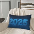 thumbnail image 5 of Naloa Happy New Year 2025 A Pillowcase, Throw Pillowcase, Wrinkle-Free, Stain-Resistant with Hidden Zipper for Bedroom Sofa-20"x30", 5 of 6