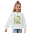 thumbnail image 2 of Mikilon Girls Clothes Size 2-9 Long Sleeve Hoodless Sweatshirts Fall and Winter Comfortable Solid Color Graphic Casual Fashion Printed Tops, 2 of 4