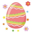 thumbnail image 4 of Inteprter Pegatinas de ventana de feliz Pascua, adhesivos de impresión, Mural, calcomanías reutilizables, conejo, huevos coloridos, fiesta, Kits de decoración para fiestas, 4 of 6