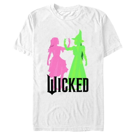 Men's Wicked Elphaba and Glinda Together Graphic T-Shirt