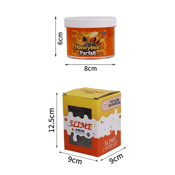 Juguetes para piscina, juguetes para bebés y niños pequeños. Slime único con temática de abejas para un slime suave y seguro con aroma a miel y manteca de abejas.