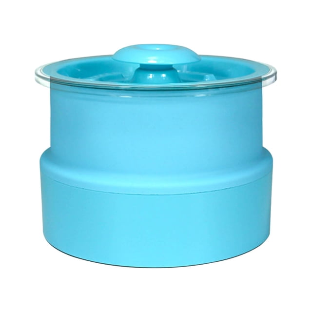 Fuente de agua automática Zulema para gatos 1.8L LED Azul Bebedero para gatos