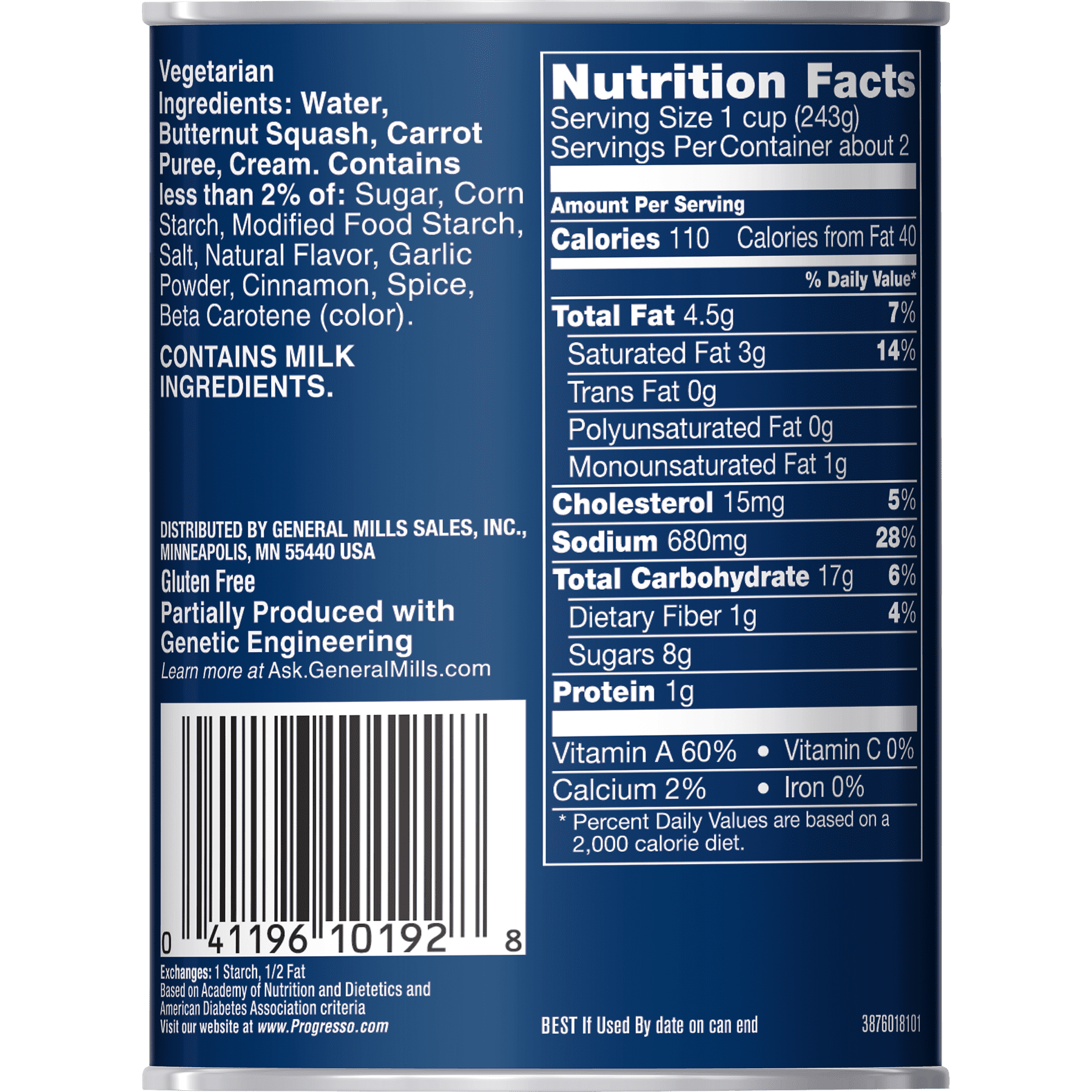 Progresso En Soup Nutrition Facts Bios Pics Progresso En Soup Nutrition Facts Bios Pics