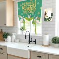 thumbnail image 5 of Happy Easter Balloon Curtains for Living Room/French Door, Rabbits Eggs Spring Daisy Floral Grass Green Tie Up Curtains 63 Inch Length Energy Saving Kitchen Curtains Shades for Windows 42"x63", 5 of 8