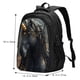 thumbnail image 5 of Balery Black And Gold White Horse Mochila con carga USB para hombre y mujer - Mochila impermeable y antirrobo para portátil con puerto USB para viajes, trabajo, estudios y universidad, 5 of 7