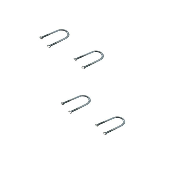 Trailer Leaf Spring U-Bolts Set of (4) Four For Trailers with 2-3/8" Round Axles
