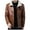 Yellow, variant on Pisexur Leather Vest Men Men's Fashion Men's Leather Motorcycle Jackets Casual Tops Coats Plus Size Motorcycle Jacket
