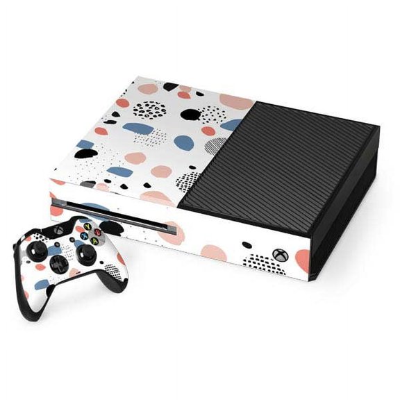 Skinit Polka Dots Patterned Dots Xbox One Console and Controller Bundle Skin