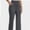 Dark Gray, variant on Womens Elastic High Waisted Wide Leg Yoga Pants with Pockets Casual Athletic Pants