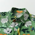 thumbnail image 4 of Delliss Boys Summer Hawaiian Print T-Shirt Short Sleeve Casual Button Down Tops, 4 of 9