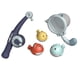 thumbnail image 1 of Baby bath water toy - 5 pcs Magnetic Fishing Game Set for Toddlers, Baby Bath Toy for Bathtub, Pool and Beach Fun, 1 of 5