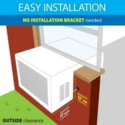 Soleus Air WS4-08EW-301 8000 BTU Saddle Window AC with Wi-Fi & Voice control