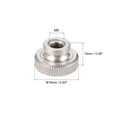 thumbnail image 3 of Unique Bargains Knurled Thumb Nuts, M5 Round Knobs with , Nickel Plating 10 Pcs, 3 of 3