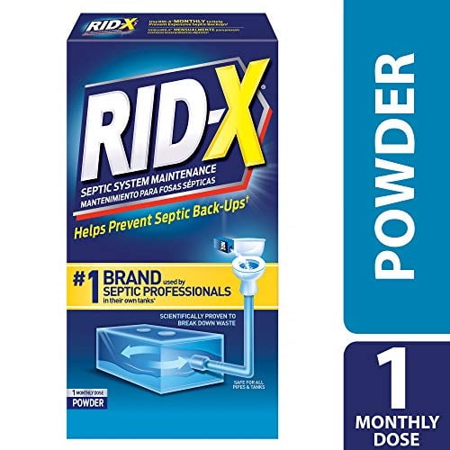 ridx septic treatment, 1 month supply of powder, 9.8 oz