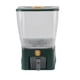 thumbnail image 2 of Contenedor transparente para almacenar arroz de 11 kg, dispensador de arroz con un solo botón, cubo sellado para alimentos secos, para cocina casera, color verde, 2 of 14