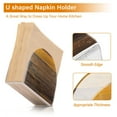 thumbnail image 4 of Gradient Wood Color Napkin Holder for Table Clear Napkin Stand Paper Holder Acrylic Organizer Dispenser Napkins for Dinner Kitchen Restaurant Room, 4 of 8