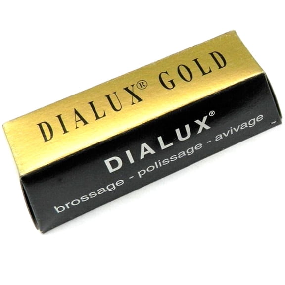 Dialux GOLD Polishing Compound Jewelers Rouge Super-Finish Highest Gloss 1 Bar